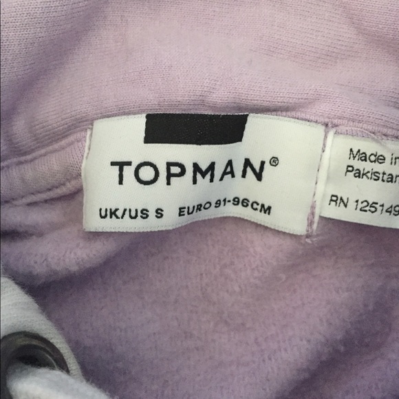 Topman Purple Colorblock Hoodie - Picture 6 of 7